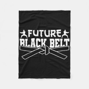 Cobertor De Velo Karate Black Belt Gi Futuro Cinturão Negro Uniform