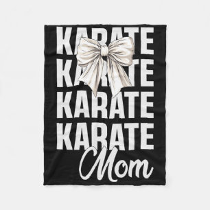 Cobertor De Velo Karate Mãe Coquette Arco Fofo Arte Marcial Lover K