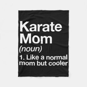 Cobertor De Velo Karate Mãe Definição Engraçada E Esportes Sy