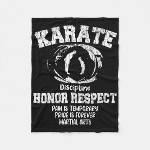 Cobertor De Velo Karate Martial Arts Definição Funny Black Belt Gr