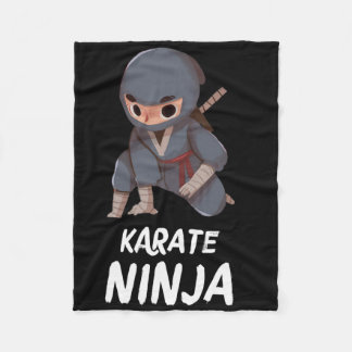 Cobertor De Velo Karate Ninja Boy Engraçado Artes Marciais Esportiv
