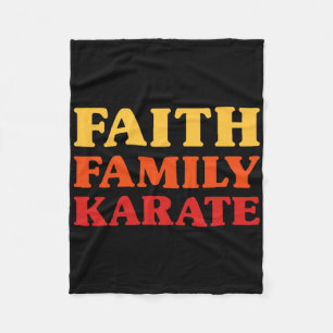 Cobertor De Velo Karate Para Homens Karate Para Mulheres Fé Família