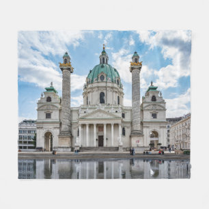 Cobertor De Velo Karlskirche em Viena, Áustria