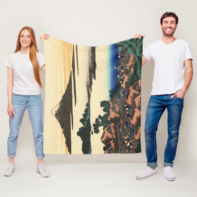 Cobertor De Velo Katsushika Hokusai Dawn na província de Kai (In Situ)