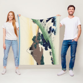 Cobertor De Velo Katsushika Hokusai. O Inume Pass no Kai Provinc