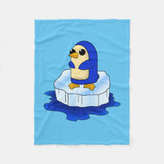 Cobertor De Velo Kawaii Baby Penguin Adorável