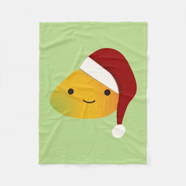 Cobertor De Velo Kawaii Christmas Mango (Frente)
