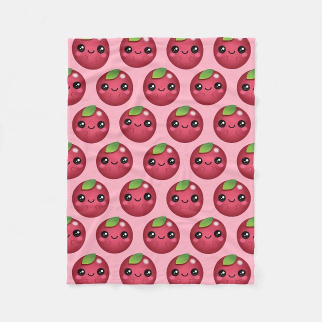 Cobertor De Velo Kawaii Cranberry (Frente)