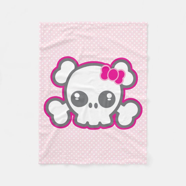 Cobertor De Velo Kawaii - Fita Rosa Friso Frio (Frente)