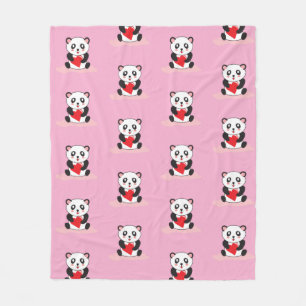 Cobertor De Velo Kawaii Panda Plush Blanket para Crianças