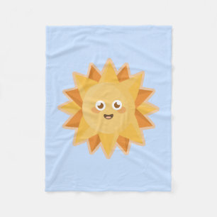 Cobertor De Velo Kawaii Sun