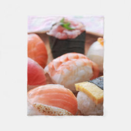 Cobertor De Velo Kawaii Sushi Delight – Fleece Blanket