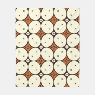 Cobertor De Velo Kawung Motif, Javanese Batik Sem Olhos Padrão, Si