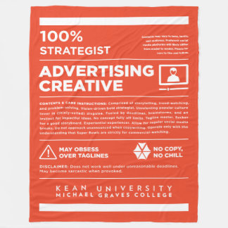 Cobertor De Velo Kean MGC Advertising Care Label