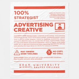 Cobertor De Velo Kean MGC Advertising Care Label