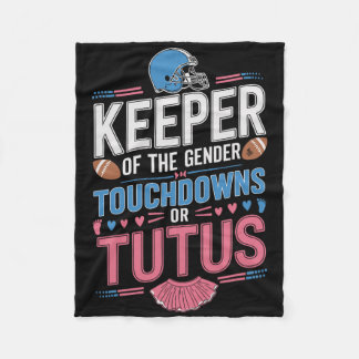 Cobertor De Velo Keeper Of The Gender Touchdowns Or Tutus Gender Ba