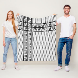 Cobertor De Velo Keffiyeh Symbol of Palestine Resistance Pattern