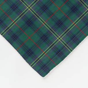 Cobertor De Velo Kennedy Clan Tartan Xadrez Verde
