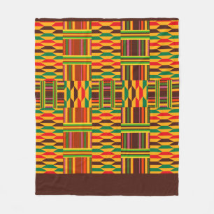 Cobertor De Velo Kente colorido