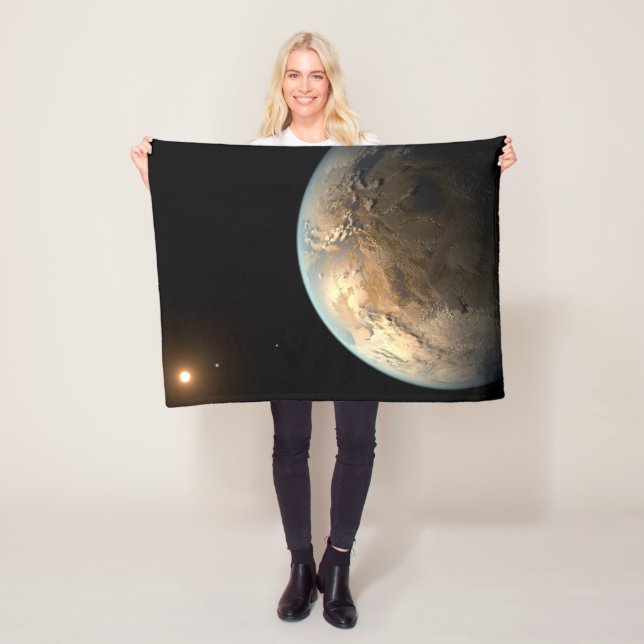 Cobertor De Velo Kepler-186f Orbitando Uma Estrela Distante. (In Situ)