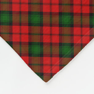 Cobertor De Velo Kerr tartan red xadrez
