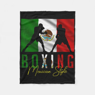 Cobertor De Velo Kickbo Gritante Mexicano de Boxing Humoroso