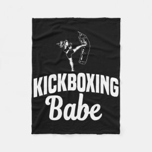 Cobertor De Velo Kickboxing Bybe Kickboxer Karate Boxe Mma Lutador