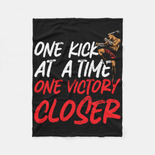 Cobertor De Velo Kickboxing Kickboxer Um Chute De Cada Vez Um Vitor