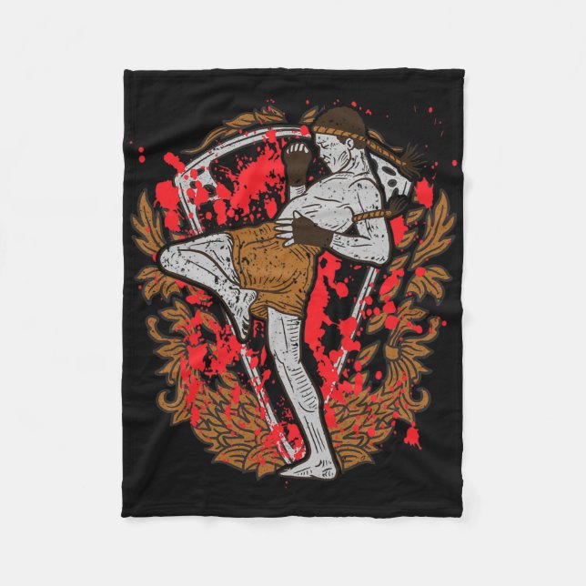 Cobertor De Velo Kickboxing Muay Thai _3 (Frente)