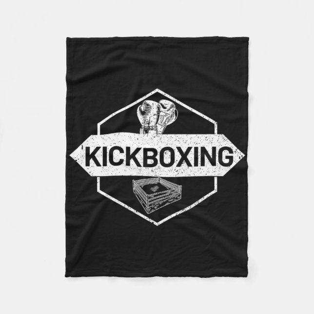 Cobertor De Velo Kickboxing No Ringue  (Frente)