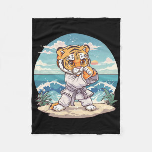 Cobertor De Velo Kickboxing Taekwondo Jiu-jitsu T - Karate Kickboxi