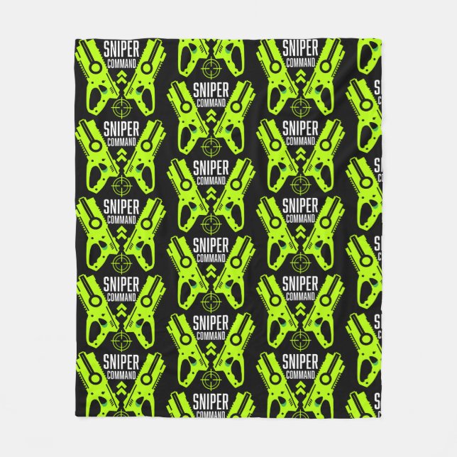 Cobertor De Velo Kids Toy Gun Battsniper (Frente)