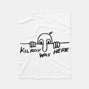 Cobertor De Velo Kilroy Estava Aqui - Segunda Guerra Mundial, Ww2,