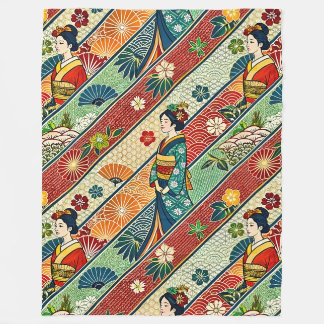 Cobertor De Velo kimono japonais (Frente)