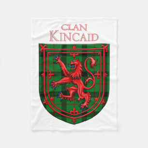 Cobertor De Velo Kincaid Tartan Scottish Xadrez Lion Rampant