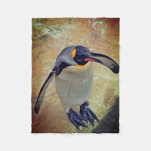Cobertor De Velo King Penguin Edinburgh Zoo Scotland