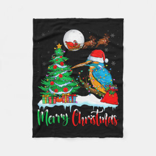 Cobertor De Velo Kingfisher Chapéu de Papai Noel Árvore de Natal Fe