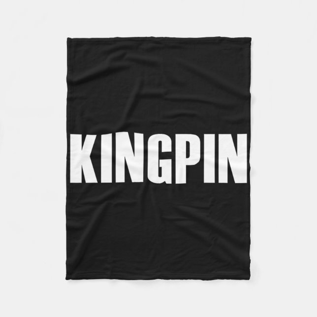 Cobertor De Velo Kingpin Funny Boliches (Frente)