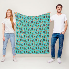 Cobertor De Velo KiniArt Cutieface Cairn Fleece Blanket