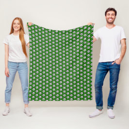 Cobertor De Velo KiniArt Soccer Fleece Blanket