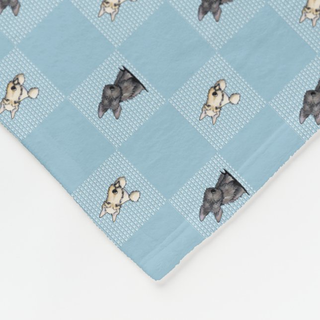 Cobertor De Velo KiniArt Terriers KiniArt Fleece Blanket (Quina)