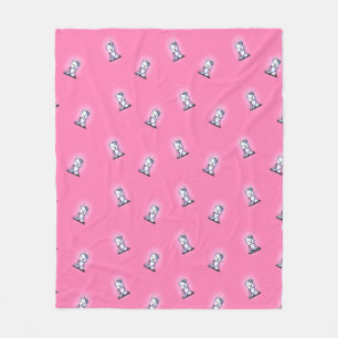 Cobertor De Velo KiniArt Westie Princesa Fleece Blanket
