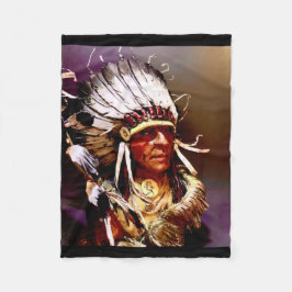 Cobertor De Velo "Kiowa Chief" original art