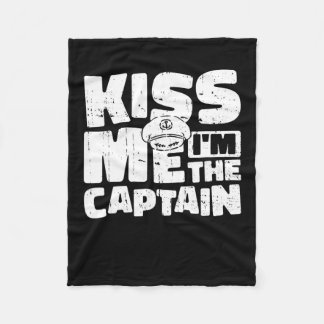 Cobertor De Velo Kiss Me Im The Captain Sailing - Sailor St Patrick