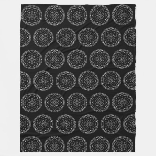 Cobertor De Velo Kitten Mandala (Frente)