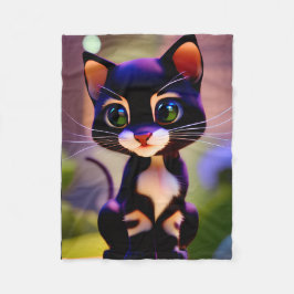 Cobertor De Velo Kitty Cutie