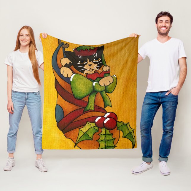 Cobertor De Velo Kitty de Natal v1 (In Situ)