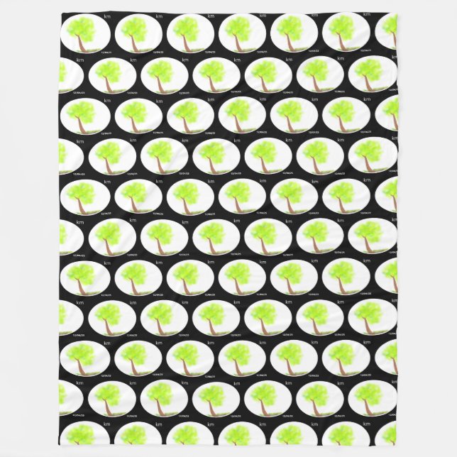 Cobertor De Velo km tree painting 3D blanket (Frente)