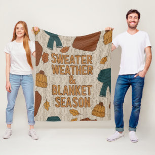 Cobertor De Velo Knit Sweater Weather & Season Cozy