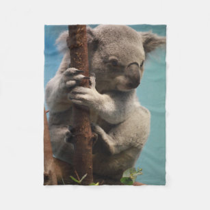 Cobertor De Velo Koala adorável que sustenta a cobertura do velo da
